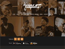 Tablet Screenshot of marioncampbell.de